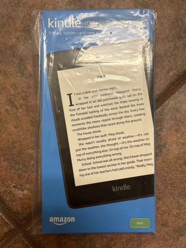 New amazon kindle - new, paperwhite